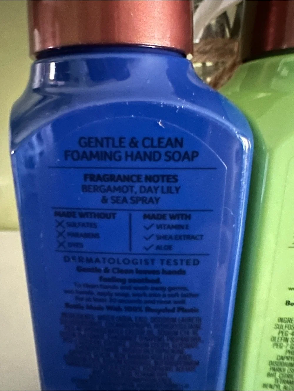 Bath & Body Works Blue, Green & Red Foaming Hand Soap Trio